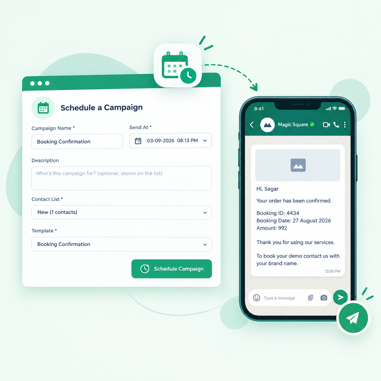 WhatsApp Lead CRM and automated campaign scheduling platform